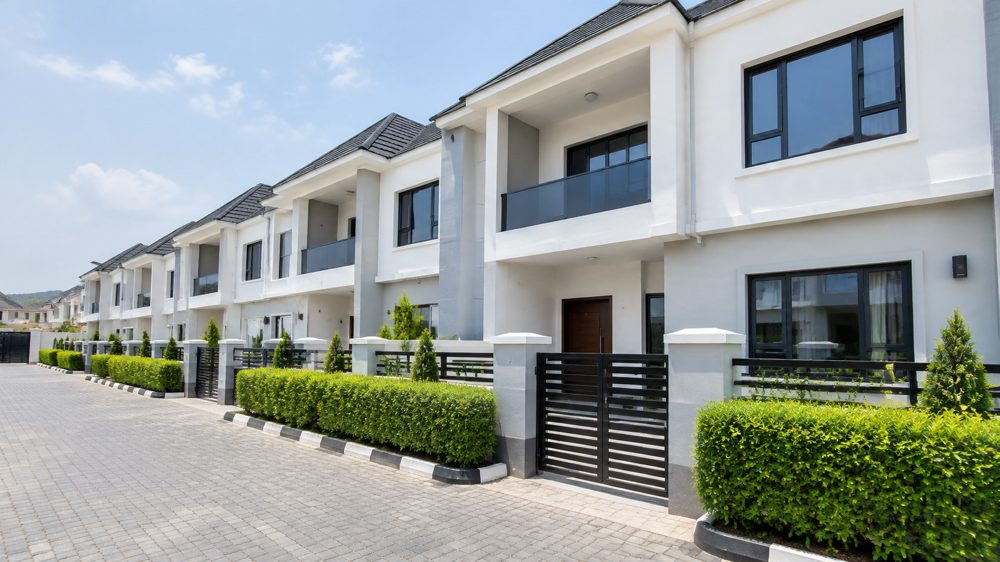 A terraced home in a gated Gwarinpa estate